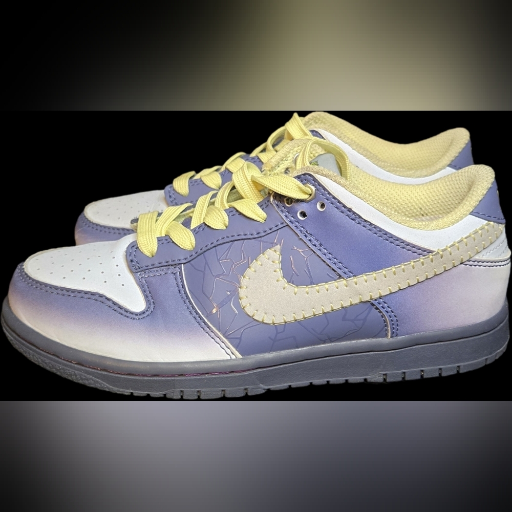 Nike Kids Sneakers in Purple and Yellow